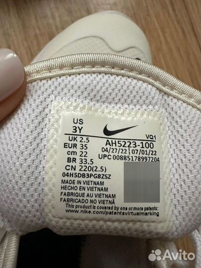 Кроссовки nike, р.35 (22 см)