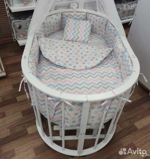 Бортики на детскую кроватку