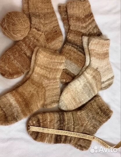 Носки из шерсти (пуха) шпица