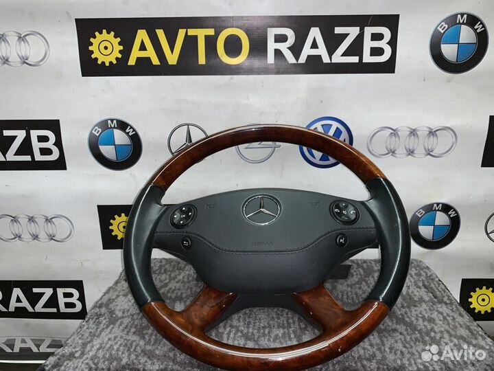 Руль с деревом на Mercedes Benz S-class W221