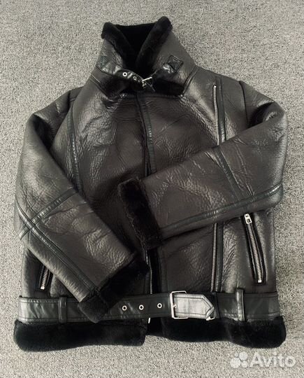 Дубленка aviator Lime