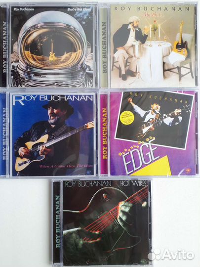 CD диски J.J.Cale, Rory Gallagher, Roy Buchanan