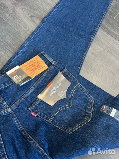 Новейшие джинсы levis 501 синие