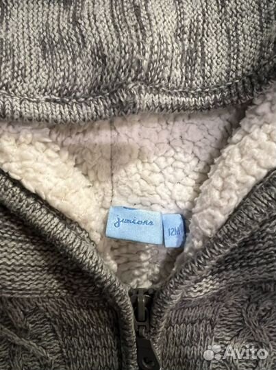 Кофта детская флисовая 12м