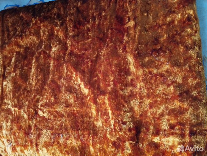 Плюш- коричьневыи-на хб из СССР