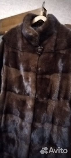 Шуба норковая поперечка 46 48