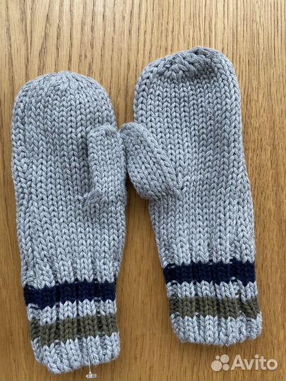 Варежки для мальчика 86-92