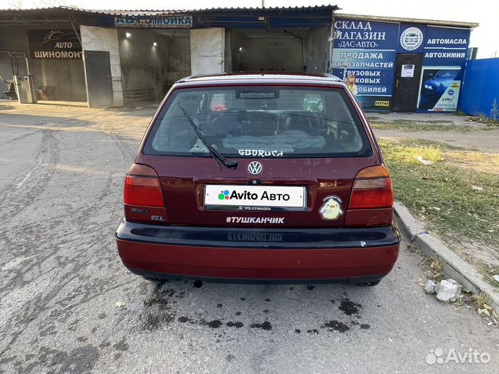 Volkswagen Golf 1.8 МТ, 1996, 240 000 км