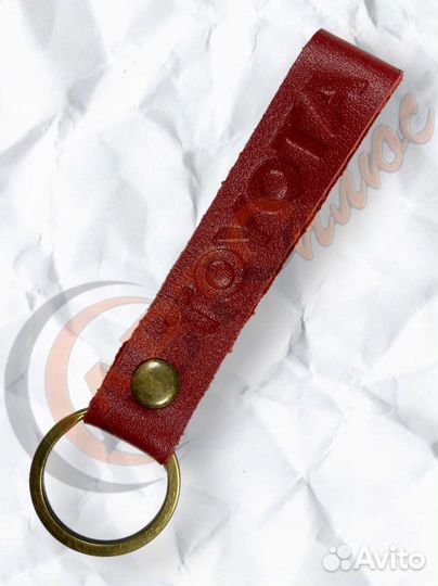 Брелок для ключей люверс-Красный 