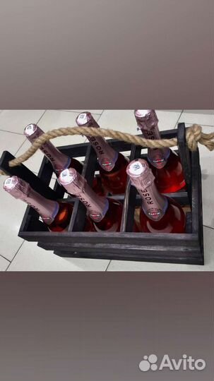 Ящик деревянный для вина и шампанского