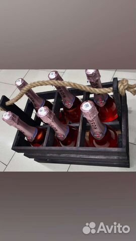 Ящик деревянный для вина и шампанского