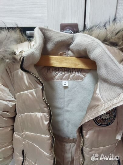 Зимнее пальто для девочки