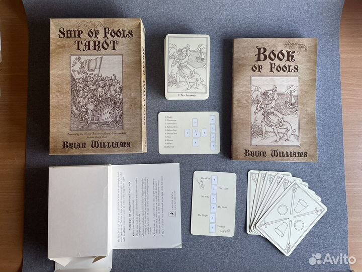 Редкое Ship of the Fools tarot, 2002 год, США