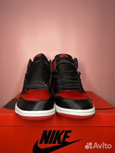 Jordan 1 Retro High OG Satin Bred (Women's) 44.5eu