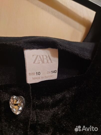 Комбинезон zara р.140 бархатный нарядный