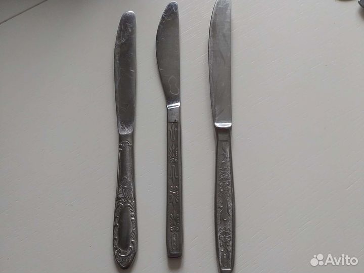Вилки, ложки, ножы нержавейка СССР