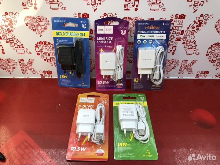 Зарядное 10 18 20 Wat Micro Type-c Tmn08