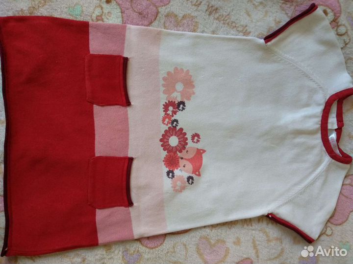 Платье туника на девочку 4-5 лет