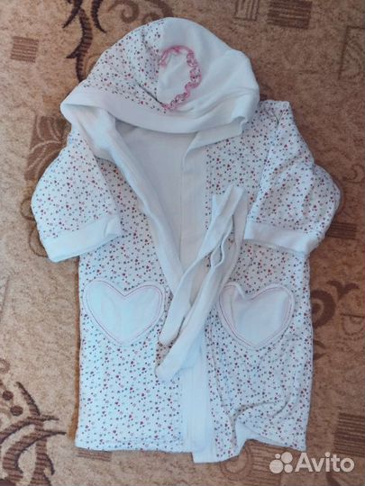 Халат для девочки р.92