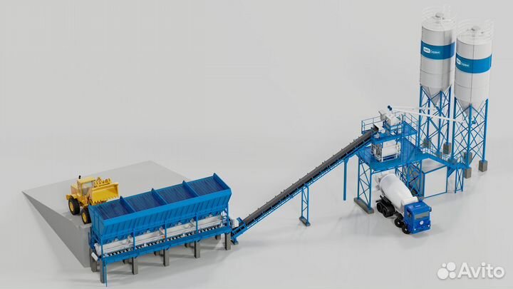 Бетонный завод в наличии