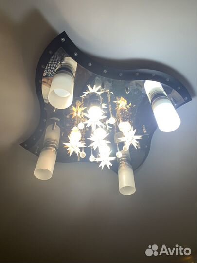 Люстра потолочная бу