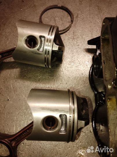 Комплект блок-поршни Mercury 15 hp 2такный