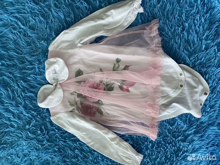 Вещи и обувь на девочку от 3х месяцев до 1,5 лет