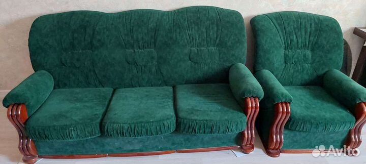 Диван и два кресло бу в хорошем состояние