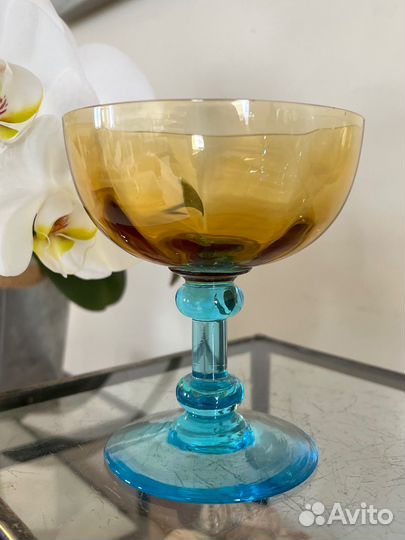 Фужер/бокал цветное стекло мурано/murаno