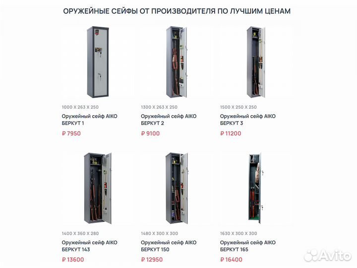 Оружейный сейф для оружия