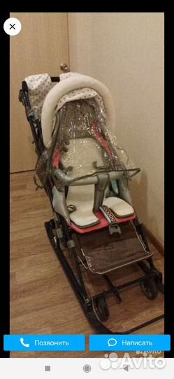 Санки коляска ника 7/7