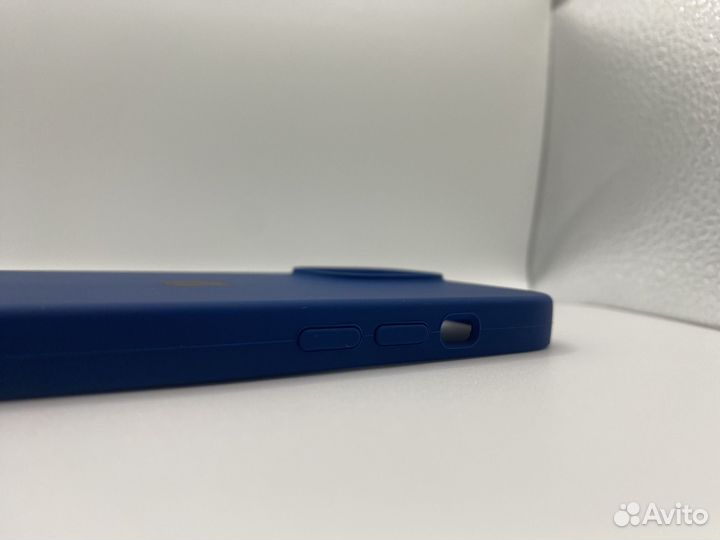 Чехол на iPhone 15 Silicon Case Ocean blue