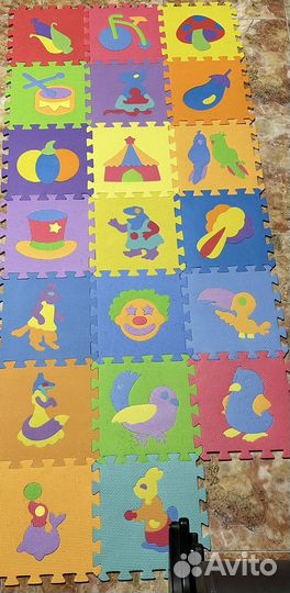 Детские коврики пазл