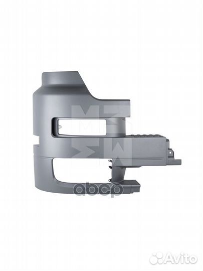 Угол бампера серый пластик SMC прав mercedes