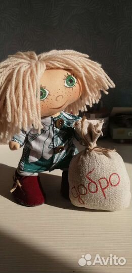 Текстильная кукла. Домовой