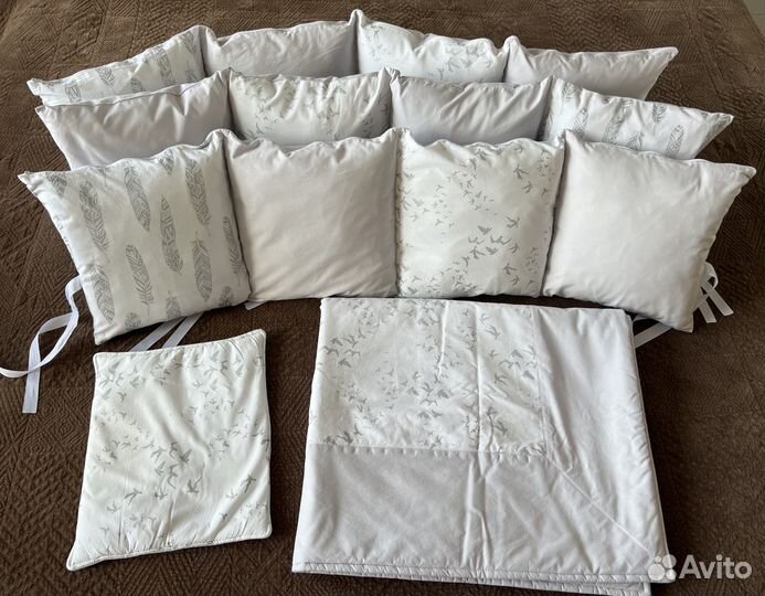 Бортики в детскую кроватку бу