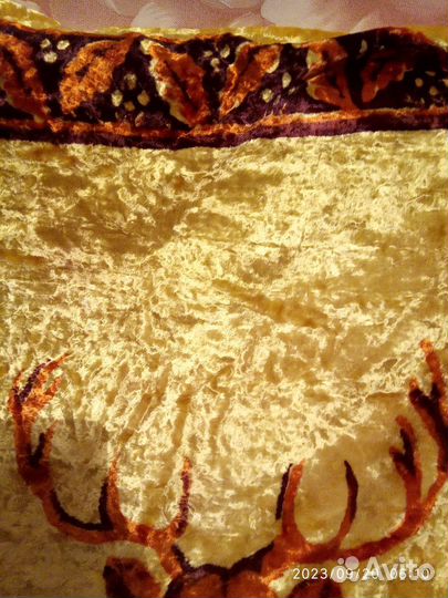 Покрывало плюшевое СССР