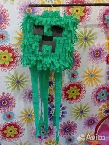 Пиньята Майнкрафт Крипер, игра в кальмара и другие