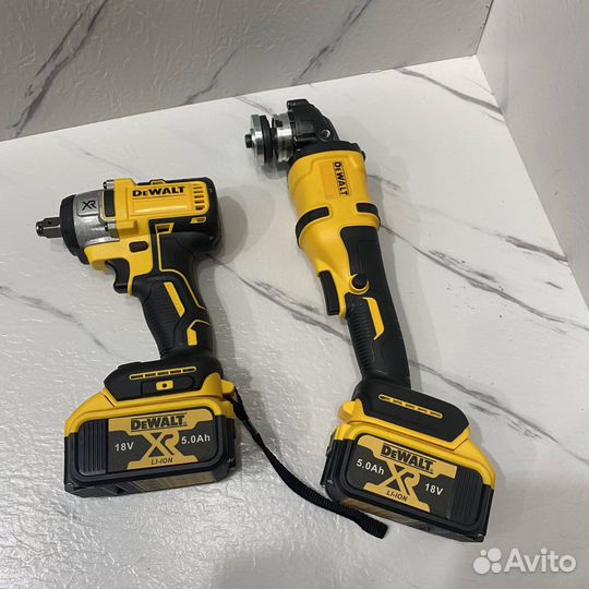 Набор инструментов DeWalt 2в1(гайковерт+ушм)