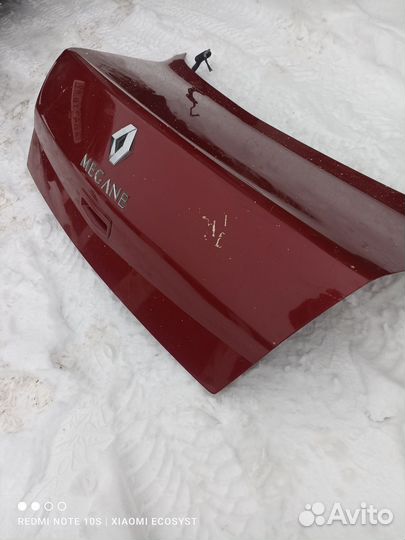 Крышка багажника Renault Megane 2 2008г б/у
