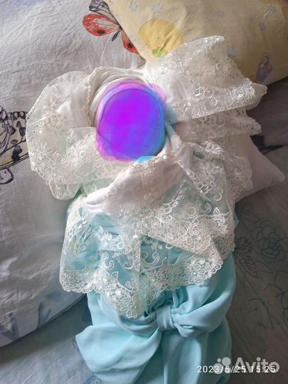 Продам летний конверт на выписку