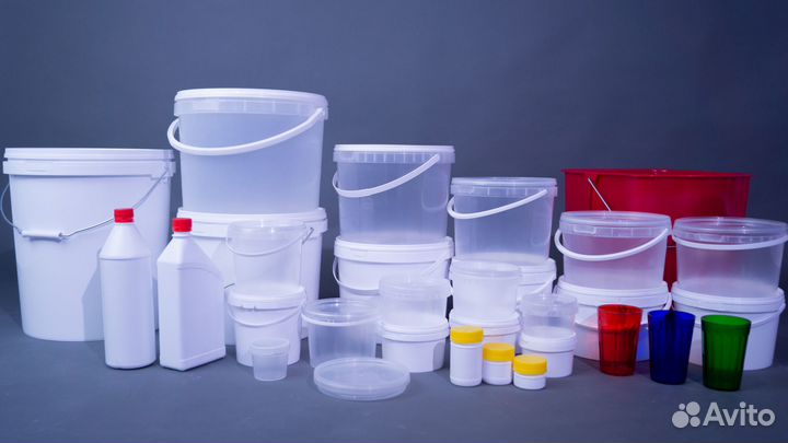 Контейнер 0,5 л Plastrum с красной крышкой