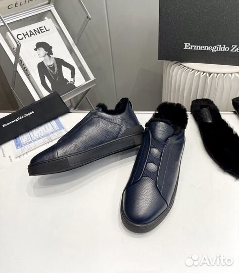 Кеды ermenegildo zegna (Зимние )