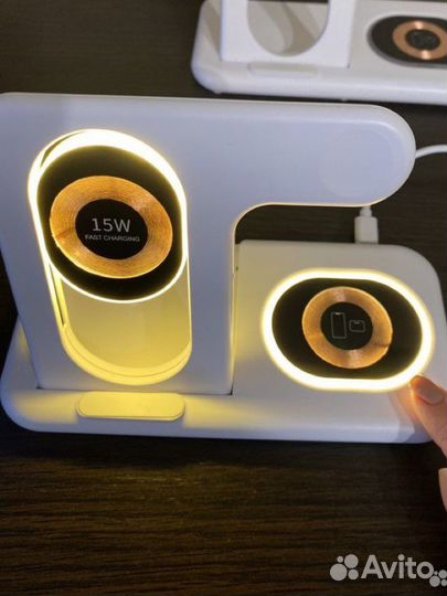 Беспроводная зарядка, док станция MagSafe 4в1