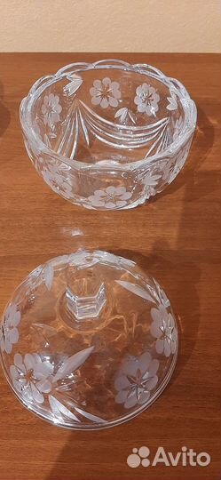 Ваза конфетница хрустальссср
