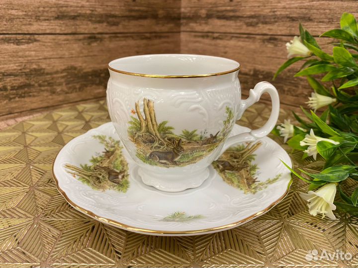 Чашка с блюдцем 