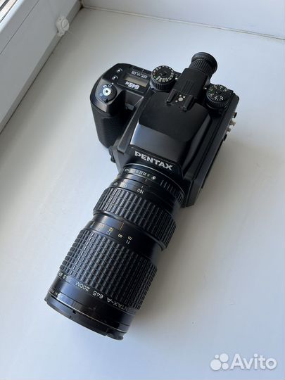 Pentax 645N и Pentax-A Zoom 1:4.5 80-160mm