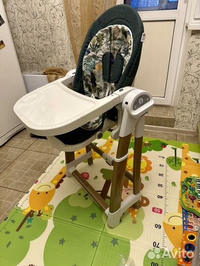 Стульчик для кормления 3в1, электрокачели, шезлонг