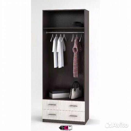 Шкаф двухстворчатый Дуэт новый