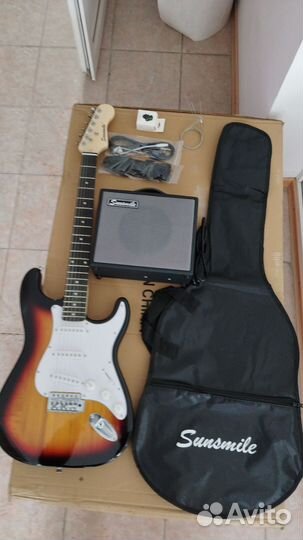 Электро гитара с комбиком